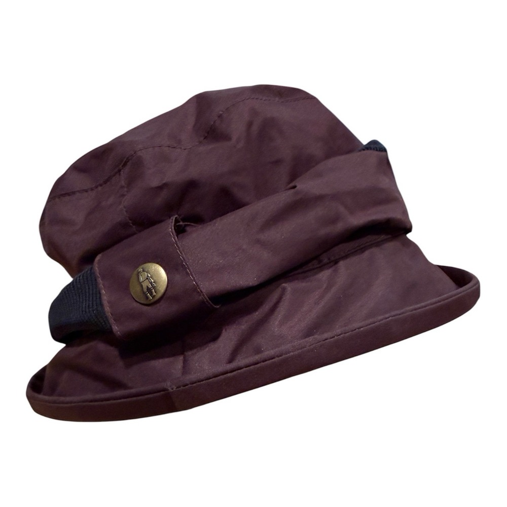 Jack Murphy Purple Malvern Rain Hat Cloche Deep Claret Eggplant Waterproof OS